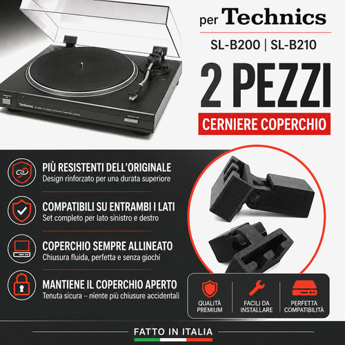 Cerniere giradischi coperchio - cerniere,